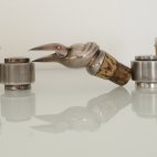 Ausgie&szlig;er, Sterling Silber, Pinguin-Ausgiesser von Lutz und Weiss, Pforzheim, ca. 1920-1930 laut Dr. Werner Renaud (Urenkel)