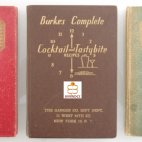 Complete Cocktail & Drinking Recipes, First Print, Erstausgabe von 1934 in Gr&uuml;n und Rot, Burke&acute;s Complete Cocktail and Tastybite Recipes von 1936, by Harman Burney Burke (Barney Burke).
