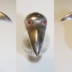 Fig&uuml;rlicher Ausgie&szlig;er als Rabe, ca. 1930-1940