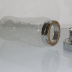 Cocktailshaker, Hersteller Mussbach, der Shaker stammte aus den Anf&auml;ngen des in Rheinland-Pfalz ans&auml;ssigen Unternehmen Mussbach Metall GmbH, ca. 1970