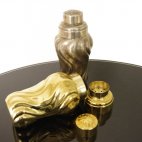 Cocktail Shaker, vergoldet / goldplated, 20´s / 30´s