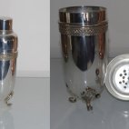 Cocktail Shaker, Silber, Italien, Handarbeit