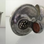 Einer der &auml;ltesten Cocktail Shaker, 1884, Rogers Bros. - Meriden B. Company, Art Deco, vintage Cocktail Shaker, designed by William Christ Haslage