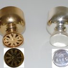 Napier Company - recipe cocktail shaker - vintage cocktail shaker ca. 1920 - gold plated, Napier Cocktail Shaker, King, silver plated, 1920, rare cocktail shaker