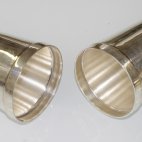 Double Tin Cocktail Shaker, Frankreich, ca. 1930