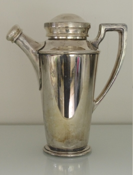 Cocktail Shaker, Reed and Barton, Vintage, 1920, Prohibition Cocktail Shaker, Reed and Barton, Vintage, 1920