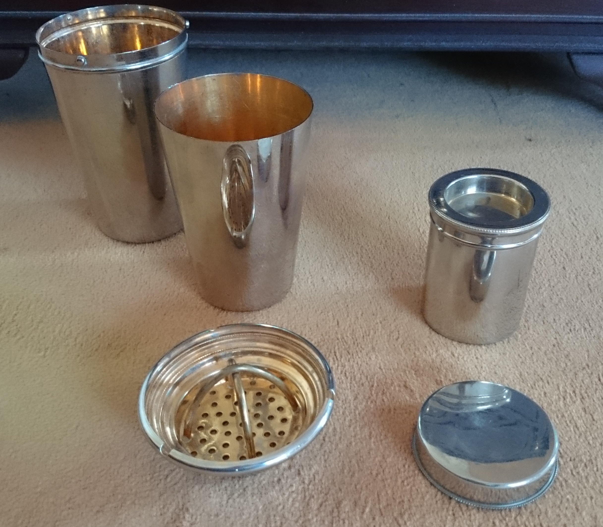 vintage travel Cocktail Shaker Set Germany vintage travel Cocktail Shaker Set Germany